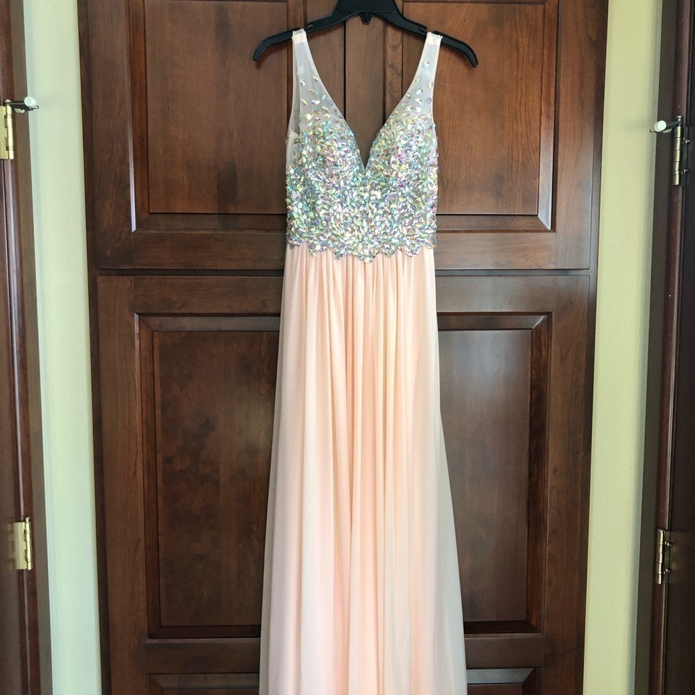 Jovani Crystal Bodice Prom Dress - Worn once